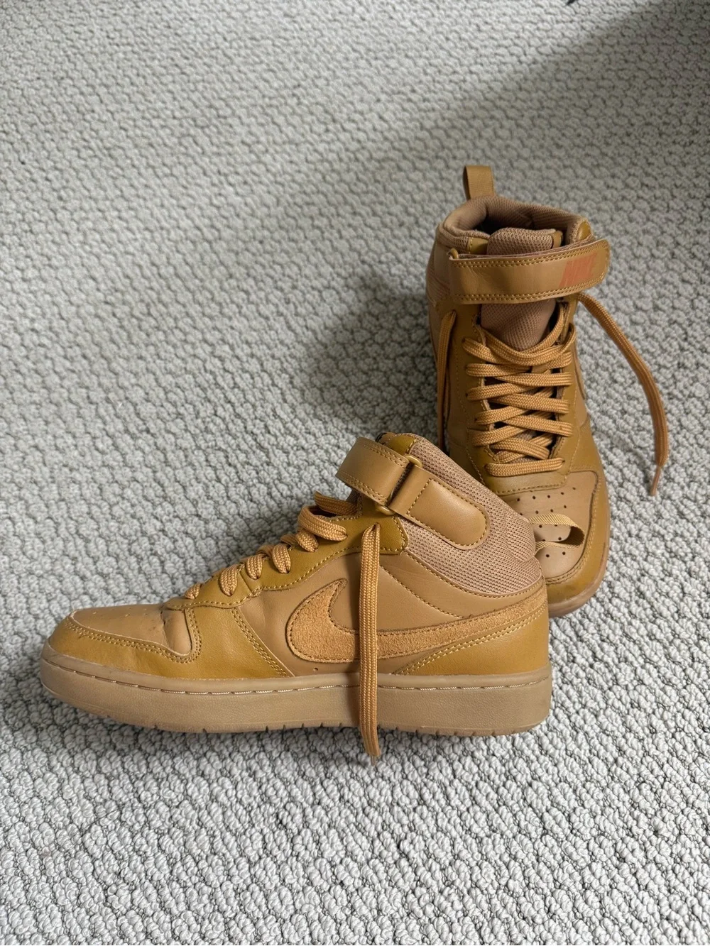 Nike Kids High-Top Sneakers - mustard / gold